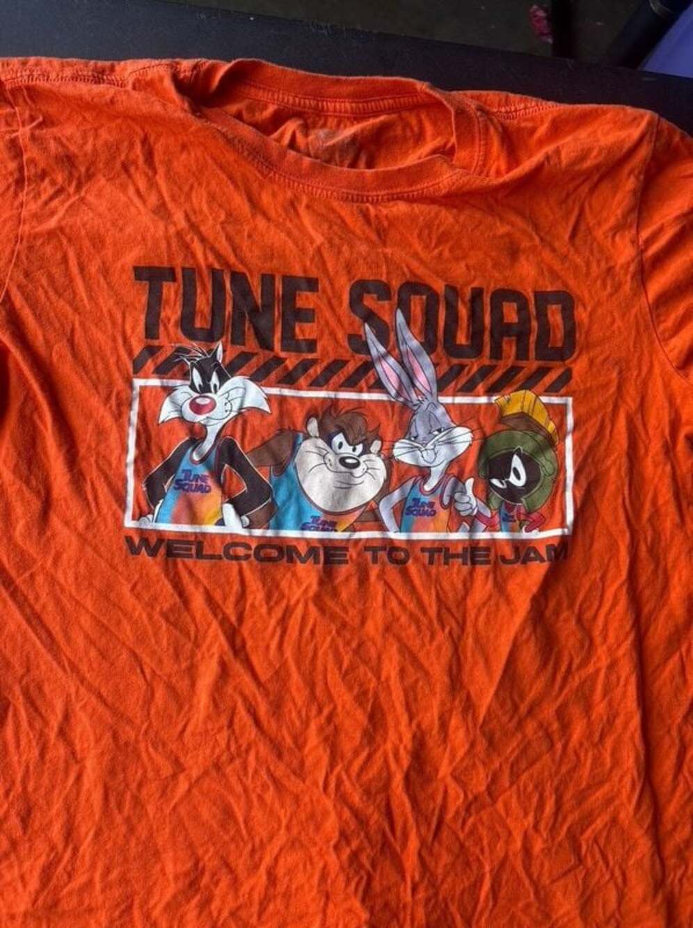 Space Jam: A New Legacy Orange Tune Squad Character Graphic T-Shirt